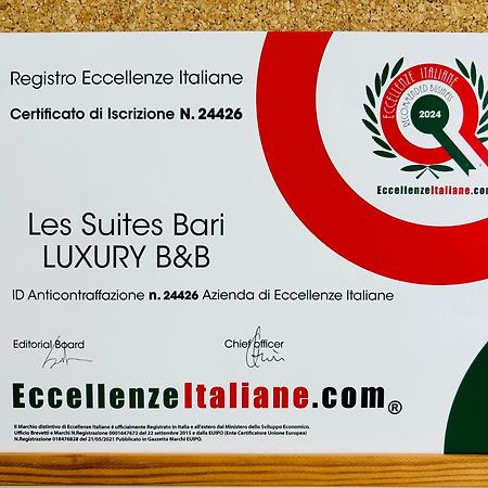 Les Suites Bari Italian Excellence Bed And Breakfast Exterior foto