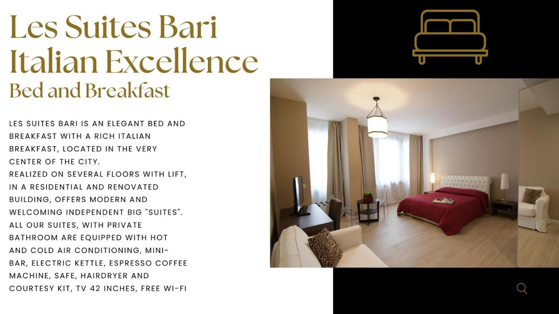 Les Suites Bari Italian Excellence Bed And Breakfast Exterior foto